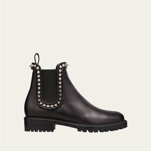 CHRISTIAN LOUBOUTIN
Capahutta Spiked Leather Ankle Booties